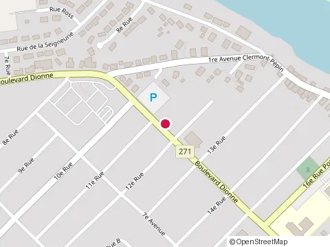 Location of Centre Multiprofessionnel at 1270 Bd Dionne, Saint-Georges