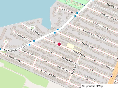 Emplacement de Centre Pedagogique Lucien-Guil au 11015 Rue Tolhurst, Montréal