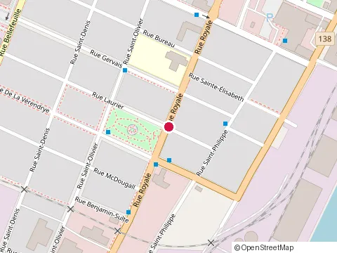 Location of Centre Prevention Suicide at 1905 Rue Royale, Trois-Rivières