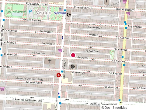 Location of Ceramik B. at 527 4Eme Avenueverdun., Montréal
