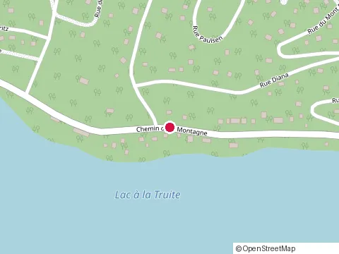 Location of Chalets Lac À la Truite at 1961 Chem. de la Montagne, Sainte-Agathe-des-Monts