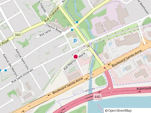 Location of Chap Auto Auto Mécano at 1900 avenue du Cheminot, Québec