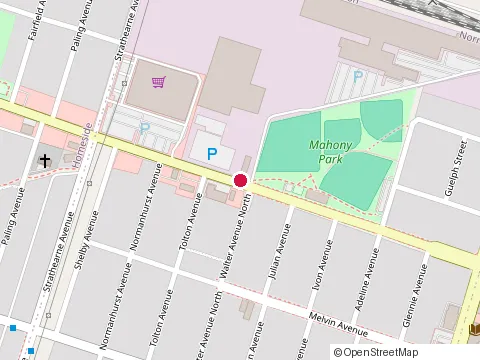 Location of Chaska Fried Chicken at 1610 Barton St E, Hamilton