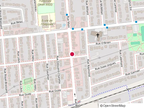 Location of Chez Lou Patate at 374 Rue Main, Gatineau