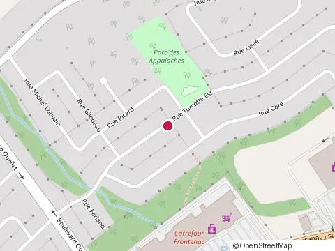 Location of Chez Mes Roses at 1273 Rue Turcotte N, Thetford Mines
