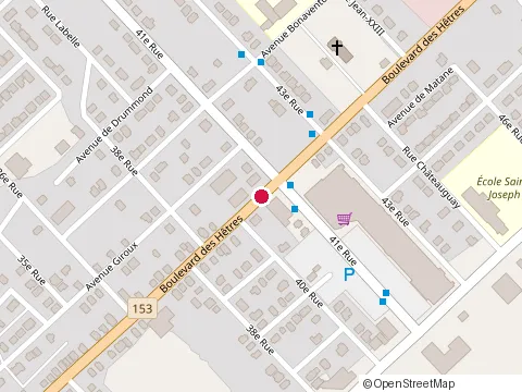Location of Chez Papy Be-Bop & Traiteur at 4082 boulevard des Hetres, Shawinigan