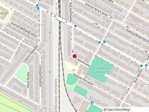 Location of Children'S Library at 314 Rue Northview, Montreal-Ouest