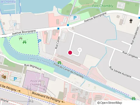 Location of Cimassotherapiechambly at 10 Rue Gaby-Bernier, Chambly