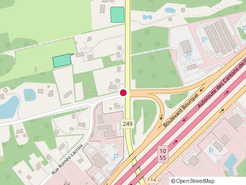 Location of Ciné-Parc Orford at 2751 Rue Roméo-Lacroix, Sherbrooke