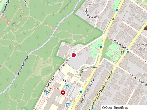 Location of Clinical Innovation Platform at 1650 Avenue Cedar, Montréal