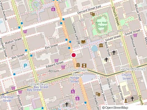 Emplacement de Chipotle au 323 Yonge St, Toronto