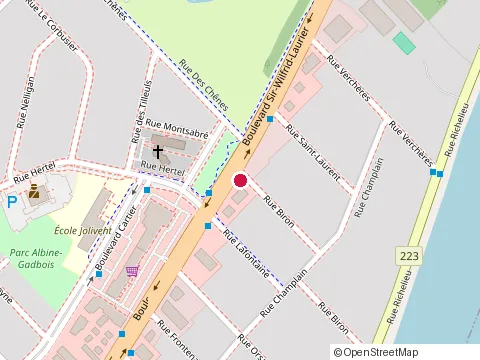 Location of Clinique Auditive Beloeil at 365 Boulevard Sir Wilfrid Laurier #201, Beloeil
