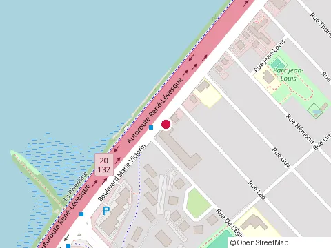 Location of Clinique Chiropratique l'Optimum at 2020 boulevard Marie-Victorin, Longueuil
