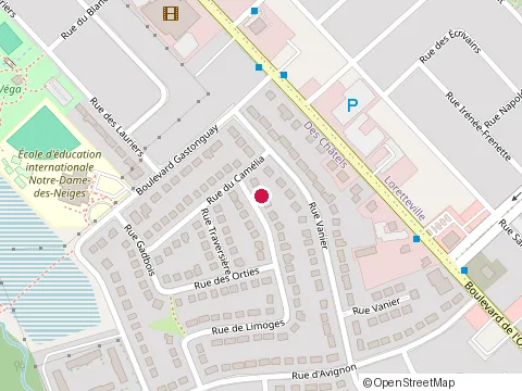 Location of Clinique de Massotherapie at 4042 Rue de Limoges, Québec