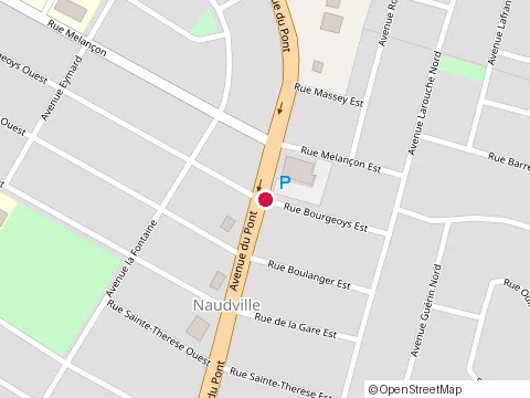 Location of Clinique de Physiotherapie de at 490 avenue du Pont N, Alma