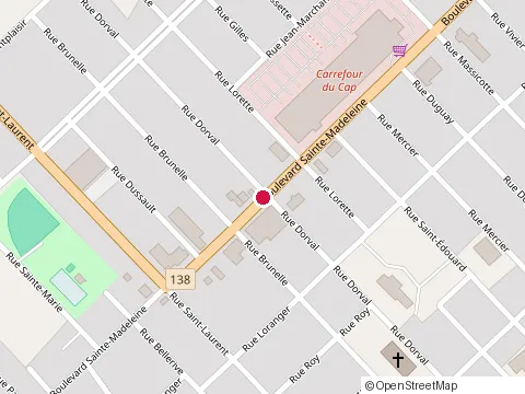 Location of Clinique Dentaire S Veillette at 60 boulevard Sainte-Madeleine, Trois-Rivières