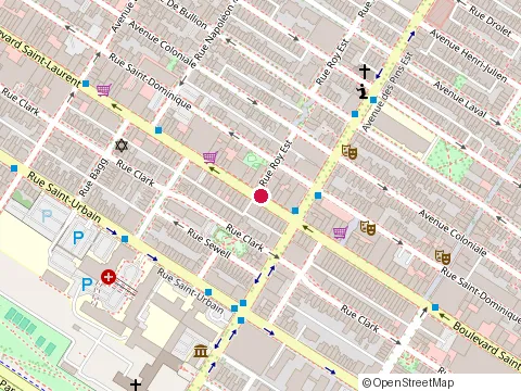 Location of Clinique Medicale Nova at 3755 boulevard Saint-Laurent, Montréal