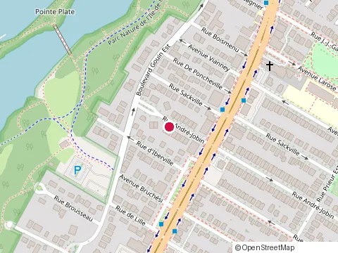 Location of Clinique Medicale-Promenade at 10790 Rue Andre-Jobin, Montréal