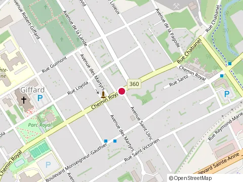 Location of Clt Canada at 3604 Chem Royal, Québec