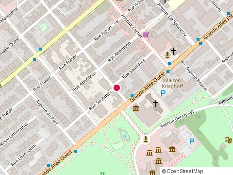 Location of Club Aventure Québec at 1164 Avenue de Bourlamaque, Québec
