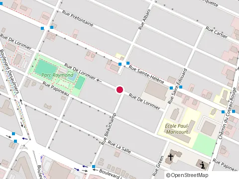 Location of Club d'Escrime Olympia Longueuil at 1000 Rue de Lorimier, Longueuil