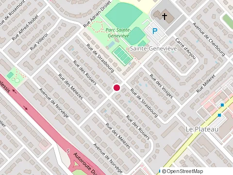Location of Club d'Escrime Sth de Quebec at 3245 Avenue d'Amours, Québec