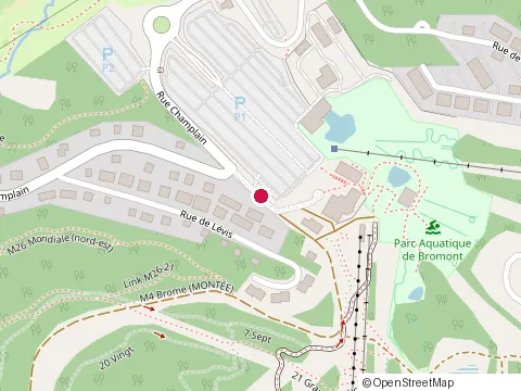 Location of Club de Ski Bromont at 82 Rue des Pentes, Bromont