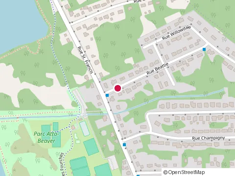 Location of Club de Tir Lennoxville at 22 Rue Beattie, Sherbrooke