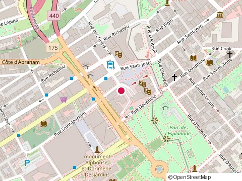Location of Club Musical de Québec at 995 Place d'Youville, Québec