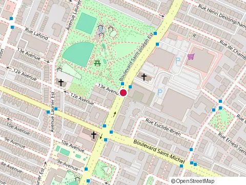 Location of Club Tapis Decor at 3645 boulevard Saint-Joseph E, Montréal
