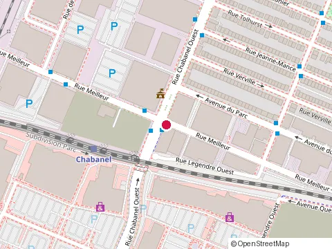 Location of Collection la Marque at 9150 Meilleur St. Suite 405, Montréal