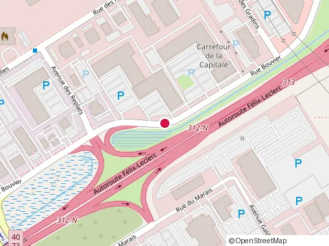 Location of College d'Electronique de Pq at 105-710 Rue Bouvier, Québec