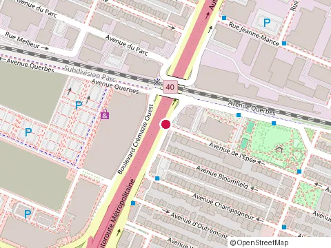 Location of College Jeanne-Normandin at 690 boulevard Cremazie E, Montréal