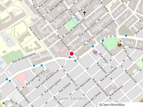 Location of Collision N.C. at 463 Rue du Cardinal-Taschereau, Québec