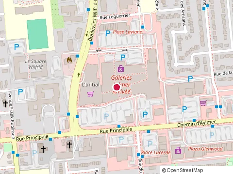 Location of Commission Scolaire des Portages-de- l'Outaouais at 450 Rue Leguerrier, Gatineau
