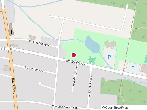 Location of Complexe Socio-Culturel St- Ambroise at 156 Gaudreault Rue, Saint-Ambroise
