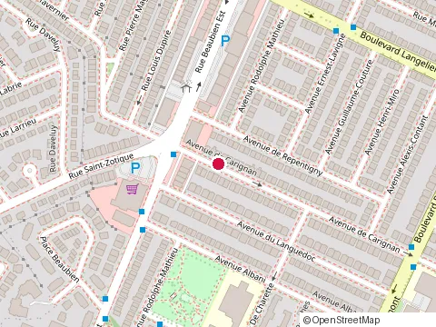 Location of Construction A Labrie Inc at 6455 avenue de Carignan, Montréal