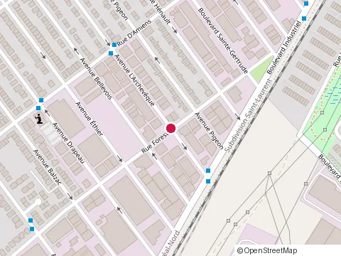 Location of Construction Arcade Inc at 10450 avenue l'Archeveque, Montreal-Nord