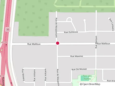 Location of Construction Bo Mont Inc at 191 Rue Mailloux, Saint-Jean-sur-Richelieu