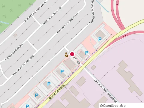 Location of Construction Bym Inc at 466 avenue de la Sabliere # 5, Sainte-Marie