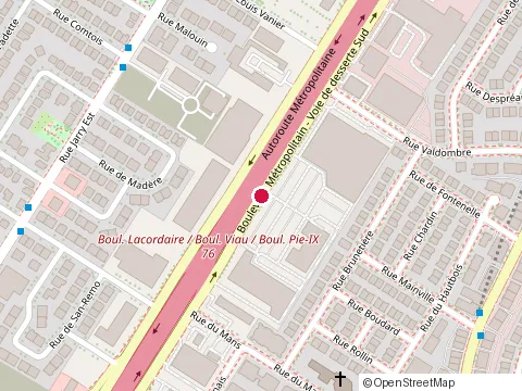 Location of Construction Centrum Inc at 5750 boulevard Metropolitain E, Saint-Léonard