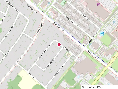 Location of Construction Fenpro Inc at 550 Rue Alberta-Chabot, Drummondville