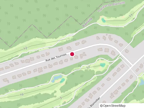 Location of Construction Hamelin at 58 des Tournois Rue, Blainville