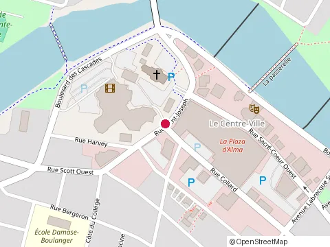 Location of Construction Jm Gaudreault at 585 Rue Collard O, Alma