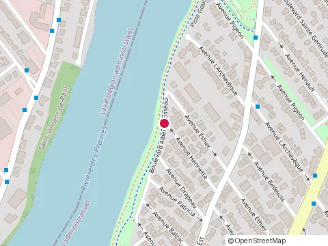 Location of Construction Kematek Inc. at 11956 Avenue Henrietta, Montréal-Nord