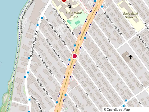 Location of Construction Labrique at 10942 avenue de Belleville, Montréal