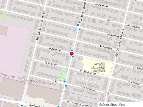 Location of Construction Lm Croussett at 11666 Rue Rene-Levesque, Pointe-aux-Trembles