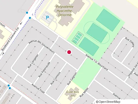 Location of Construction P Letendre Inc at 2870 avenue des Gouverneurs, Saint-Hyacinthe
