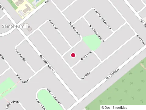 Location of Construction Renovation C Pare at 9 Rue Devost, Sept-Îles