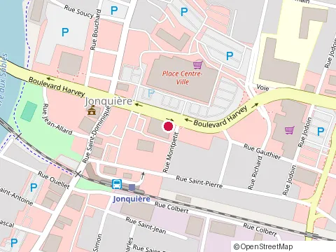 Location of Construction Renovation Jyr at 3915 boulevard Harvey, Jonquière